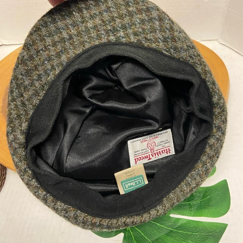 LL Bean x Harris Tweed Vintage Newsboy Bap